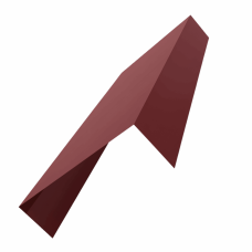 Планка заделки торца для сэндвич панелей 0,45 PE RAL 3005 красное вино