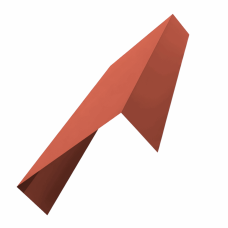 Планка заделки торца для сэндвич панелей 0,45 PE RAL 3011 коричнево-красный