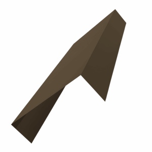 Планка заделки торца для сэндвич панелей 0,5 MATT RR 32 темно-коричневый