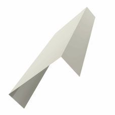 Планка заделки торца для сэндвич панелей 0,45 PE RAL 7035 светло-серый