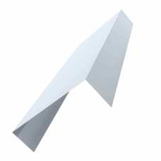 Планка заделки торца для сэндвич панелей 0,45 PE RAL 9002 серо-белый