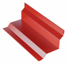 Планка угла внутреннего для сэндвич панелей 0,45 PE RAL 3020 транспортный красный