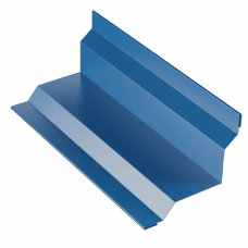 Планка угла внутреннего для сэндвич панелей 0,45 PE RAL 5005 сигнальный синий