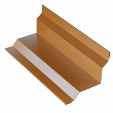 Планка угла внутреннего для сэндвич панелей 0,45 PE RAL 8004 терракота