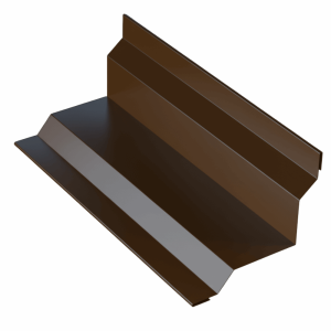 Планка угла внутреннего для сэндвич панелей 0,45 PE RAL 8019 серо-коричневый