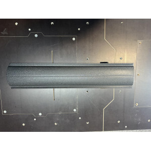 Евроштакетник Некондиция МАТОВЫЙ двухсторонний Полукруглый 122мм Полиэстер 0,5 мм RAL 9005 Черный