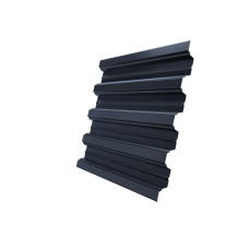 Профнастил Н75R 0,7 PE-Double RAL 7024 мокрый асфальт
