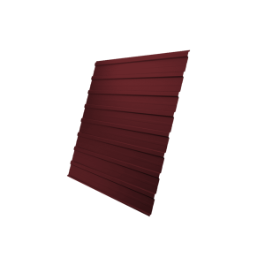 Профнастил С10A Дачный PE RAL 3005 красное вино
