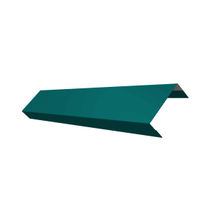 Ламель лицевая 50 жалюзи Texas 0,45 PE с пленкой RAL 5021 водная синь