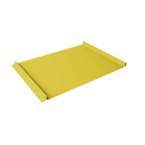 Кликфальц Grand Line 0,45 PE с пленкой на замках RAL 1018 цинково-желтый