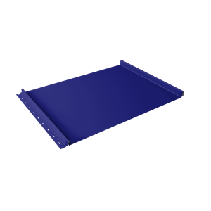 Кликфальц Grand Line 0,45 PE с пленкой на замках RAL 5002 ультрамариново-синий