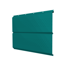 Софит ЭкоБрус new c перфорацией 0,45 PE RAL 5021 водная синь