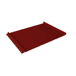 Кликфальц Line Grand Line 0,45 PE с пленкой на замках RAL 3011 коричнево-красный