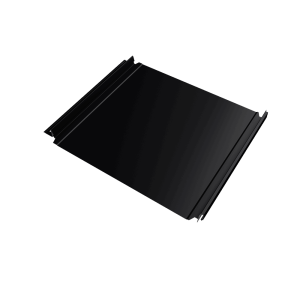 Кликфальц Double Pro Grand Line 0,45 PE с пленкой на замках RAL 9005 черный