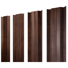 Штакетник М-образный В с прямым резом 0,4 Print Premium Cherry Wood Fresh TwinColor