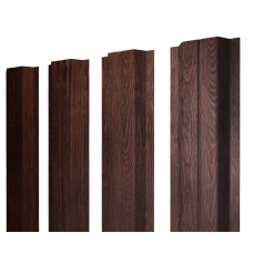 Штакетник П-образный A с прямым резом 0,45 Print-Double Premium Cherry Wood Fresh