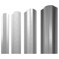 Штакетник М-образный В фигурный 0,5 Satin RAL 9003 сигнальный белый