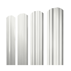 Штакетник Twin фигурный 0,45 PE RAL 9003 сигнальный белый