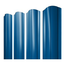 Штакетник Круглый фигурный 0,4 PE RAL 5005 сигнальный синий