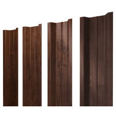 Штакетник П-образный В с прямым резом 0,4 Print Premium Cherry Wood Fresh TwinColor