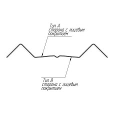 Штакетник М-образный А фигурный 0,5 Satin RAL 6005 зеленый мох