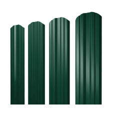 Штакетник Twin фигурный 0,4 PE-Double RAL 6005 зеленый мох