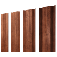 Штакетник М-образный В с прямым резом 0,45 Print Premium Rowan Fresh TwinColor