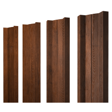 Штакетник М-образный А с прямым резом 0,4 Print Premium Golden Wood Fresh TwinColor