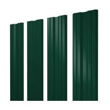 Штакетник Twin с прямым резом 0,4 PE RAL 6005 зеленый мох