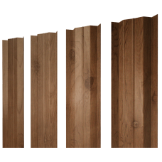 Штакетник М-образный В с прямым резом 0,45 Print Premium Pine Wood Fresh