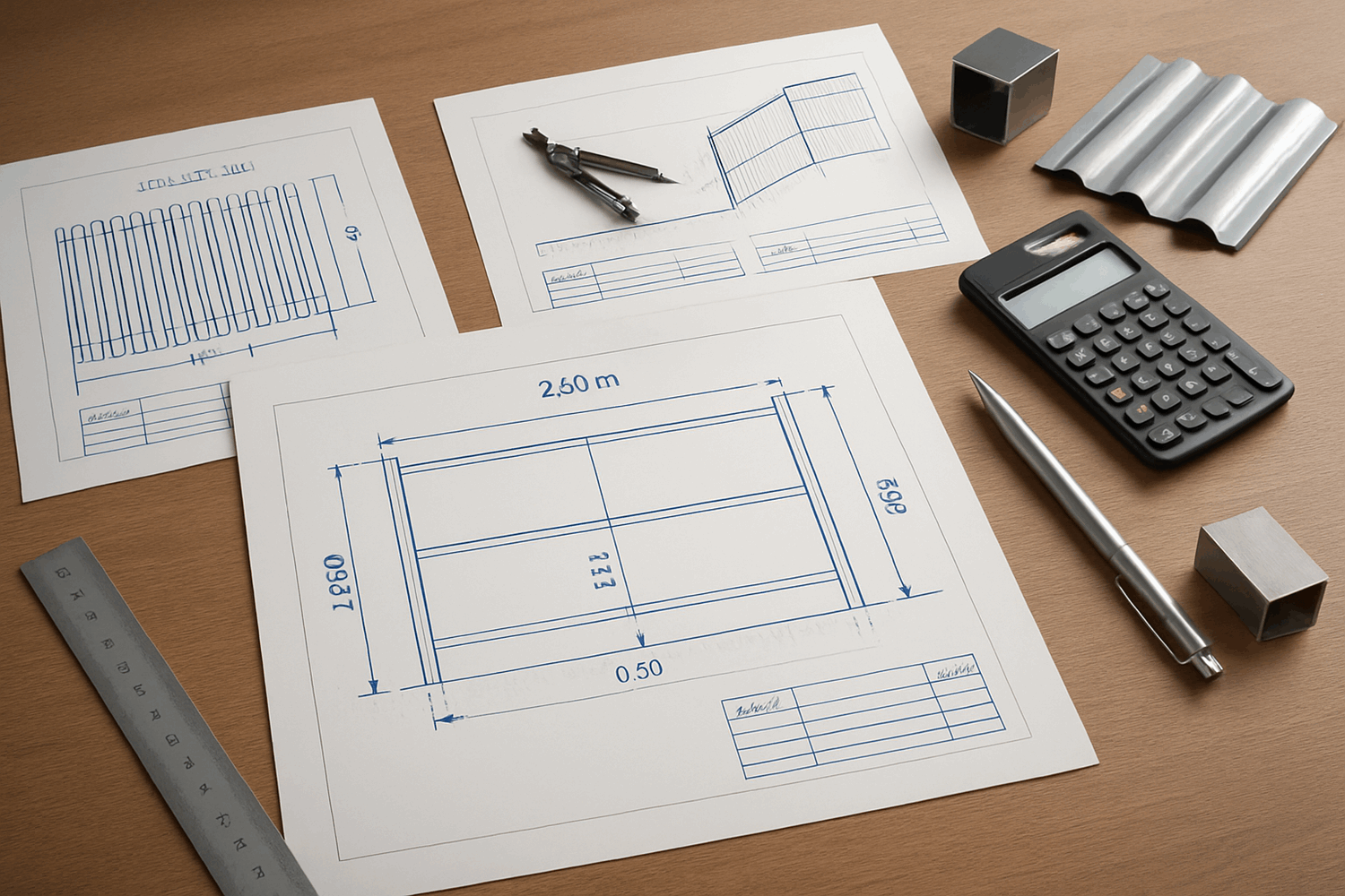 Готовые чертежи заборов с размерами