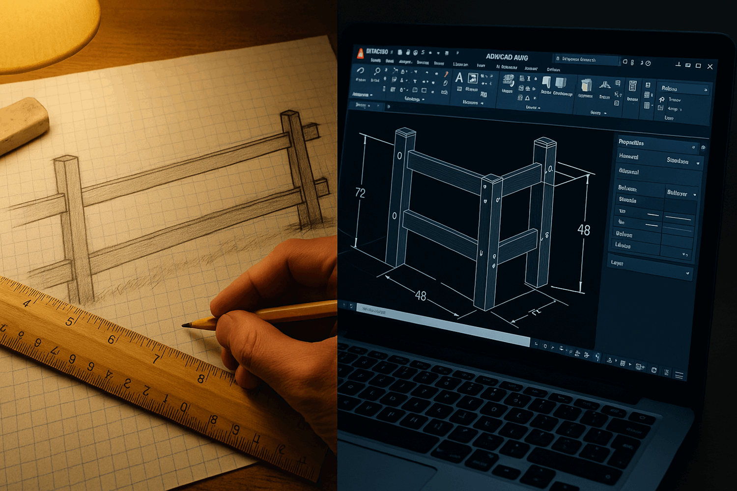  Чем отличается профессиональный чертёж от любительского