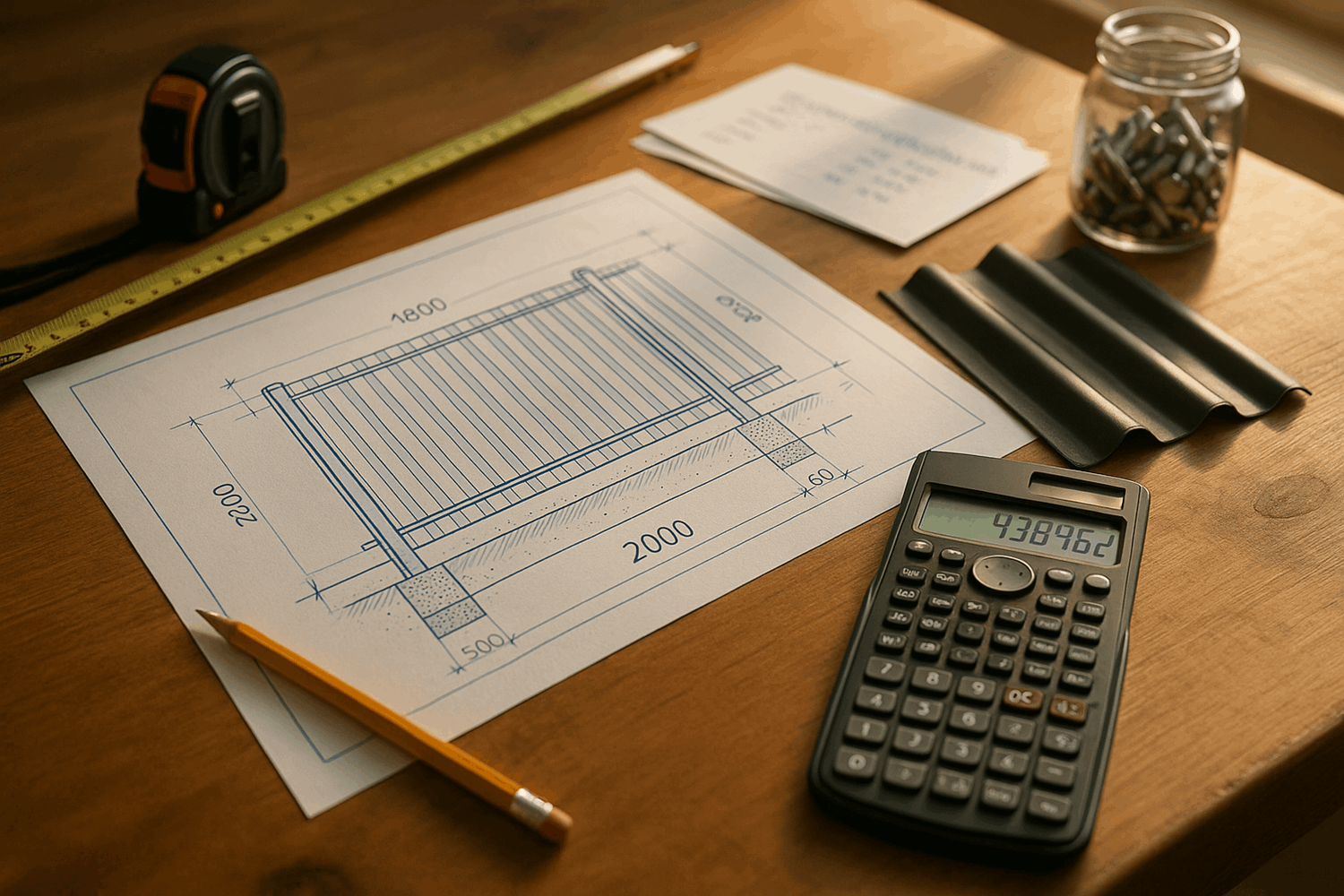 Что такое чертёж забора и зачем он нужен