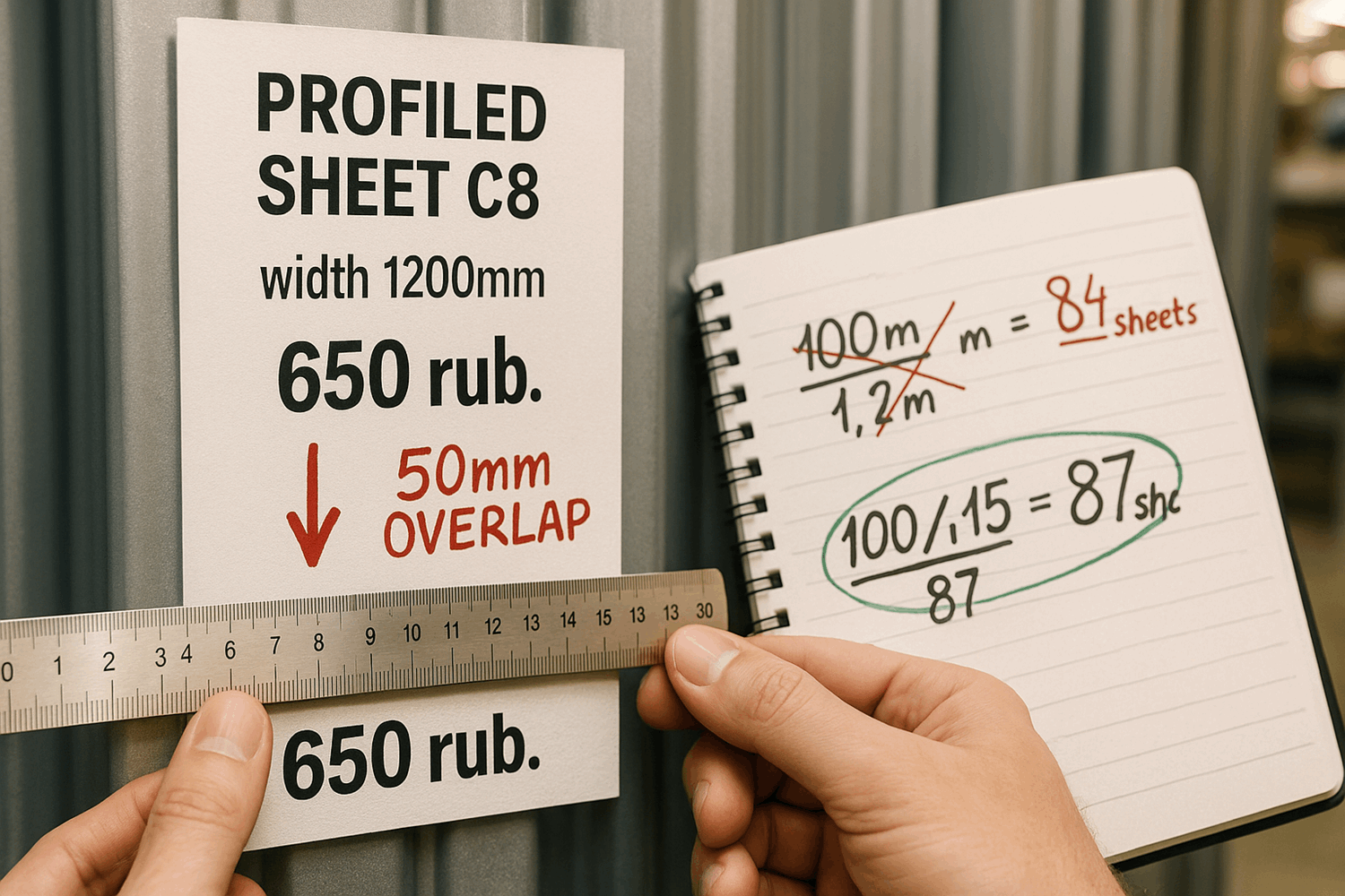  Ошибка №1 — Считают по полной ширине листа