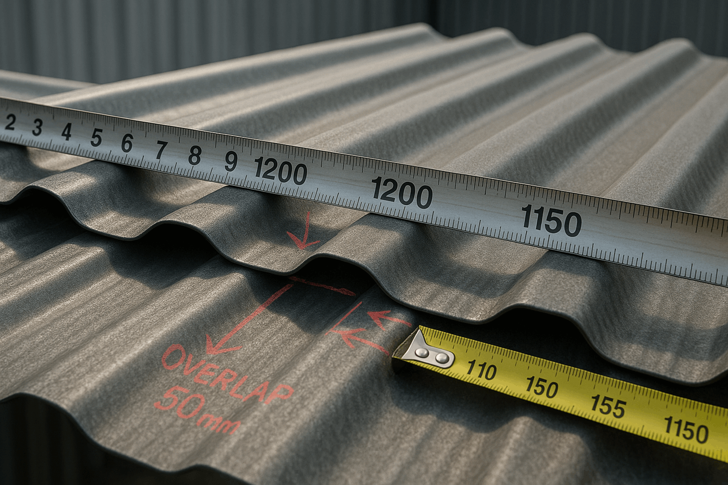 Погонный метр профлиста — в чем особенность