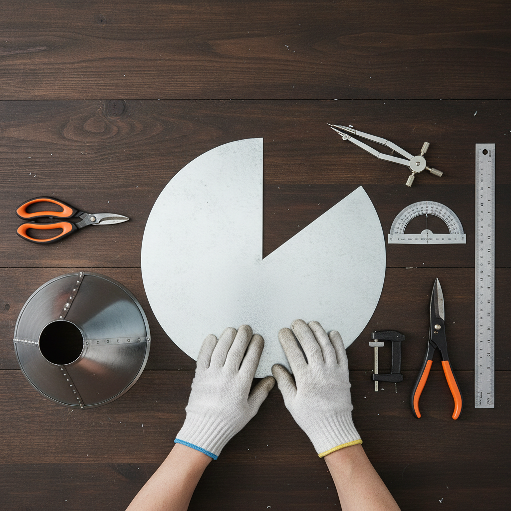  Изготовление обратного конуса (зонта)