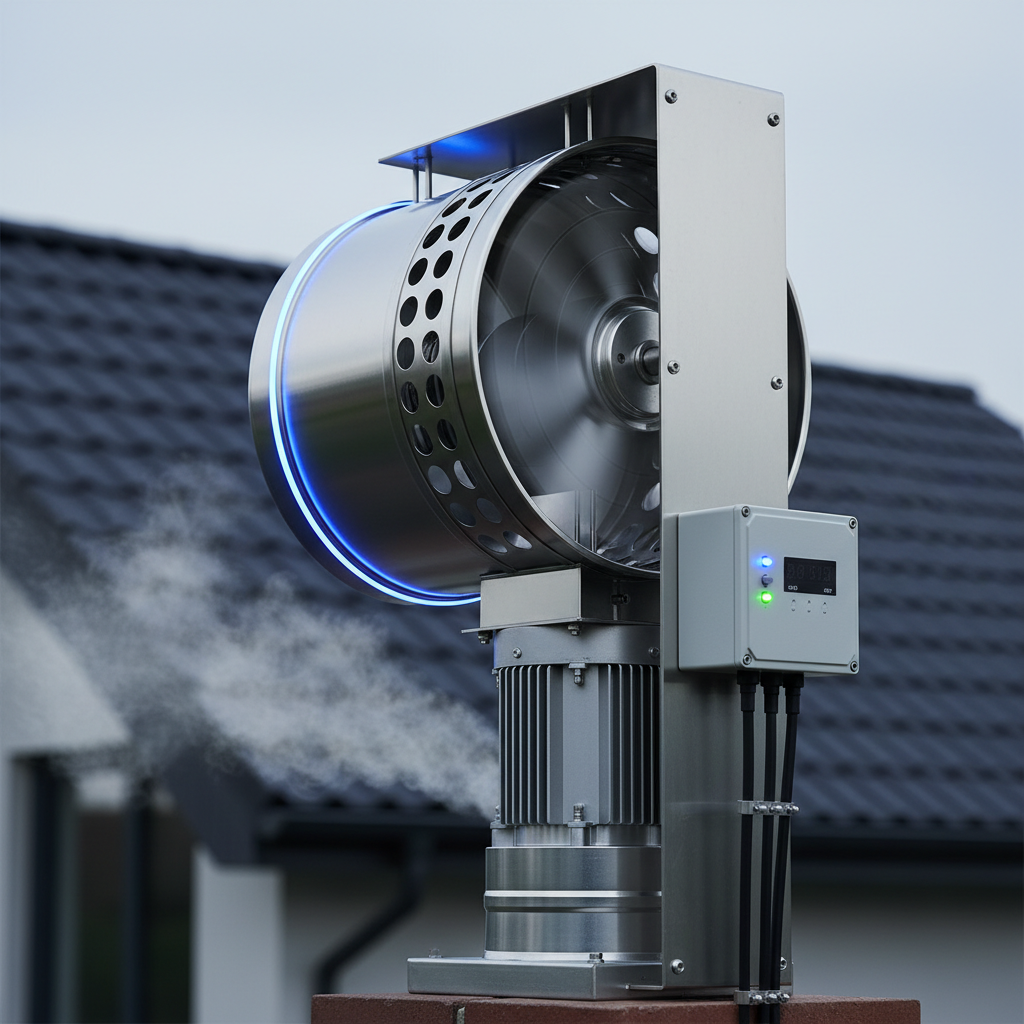  Дефлектор-дымосос с электрическим приводом