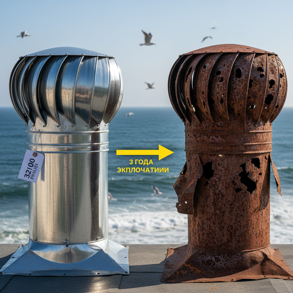  Ошибка 5: Дешевый материал для агрессивных условий