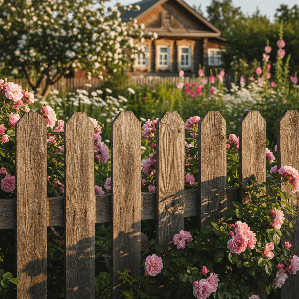 Что такое забор в деревенском стиле и почему он снова в моде