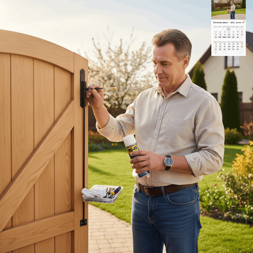 Уход за воротами: 15 минут раз в сезон