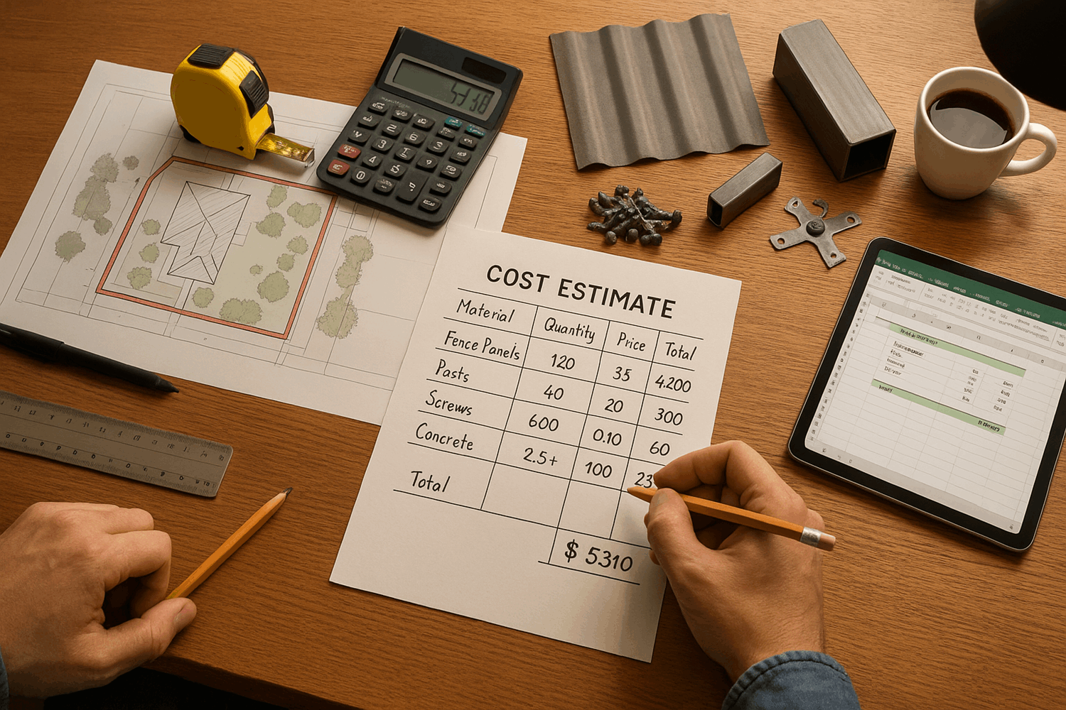  Как рассчитать количество материалов