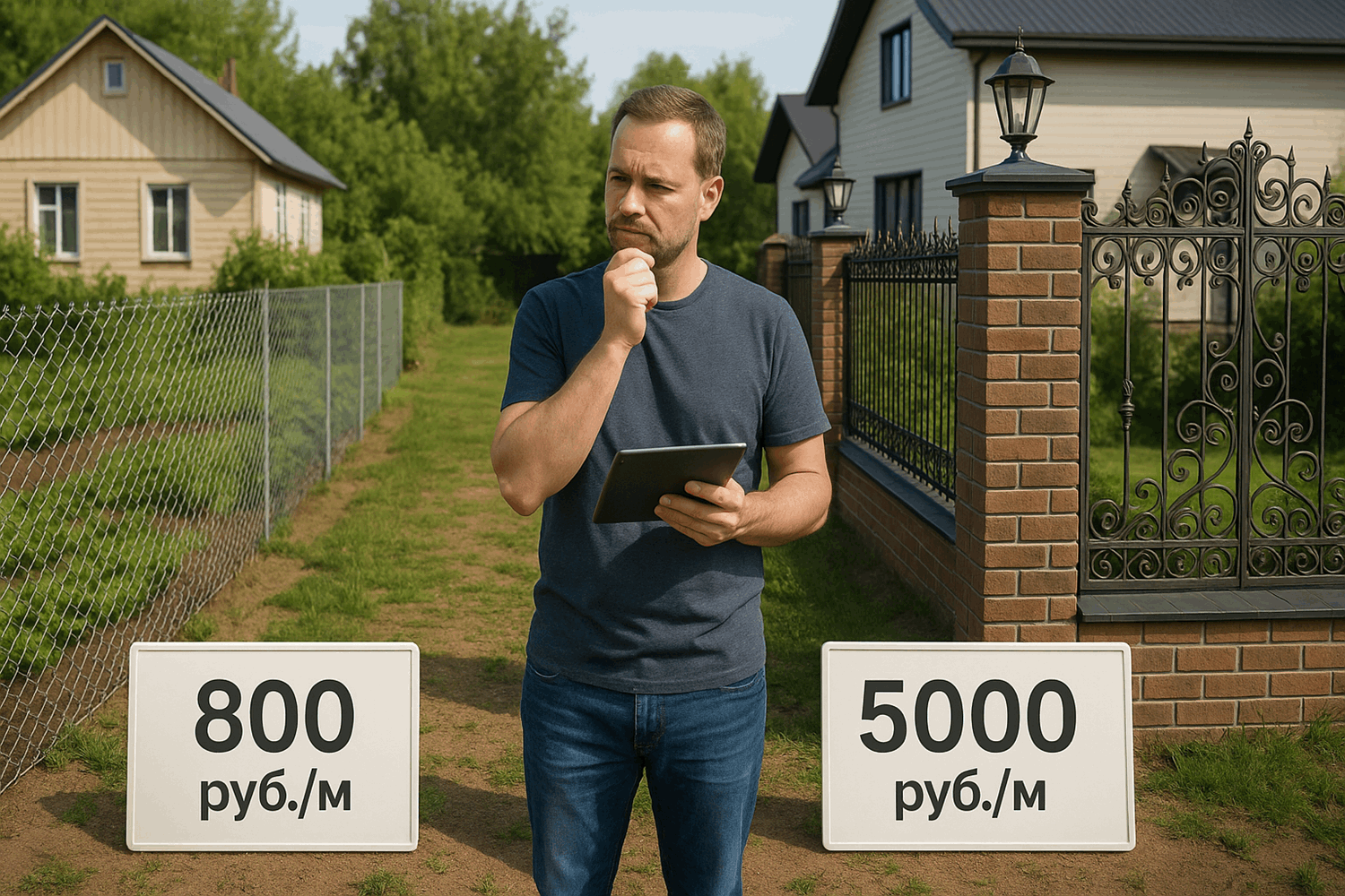 Плюсы и минусы бюджетных заборов