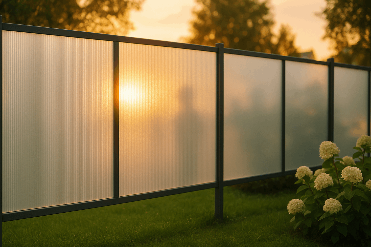  Поликарбонат — прозрачное ограждение