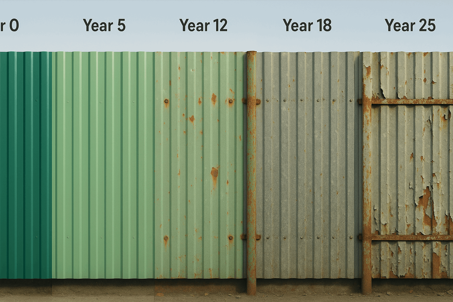 Срок службы недорогих заборов