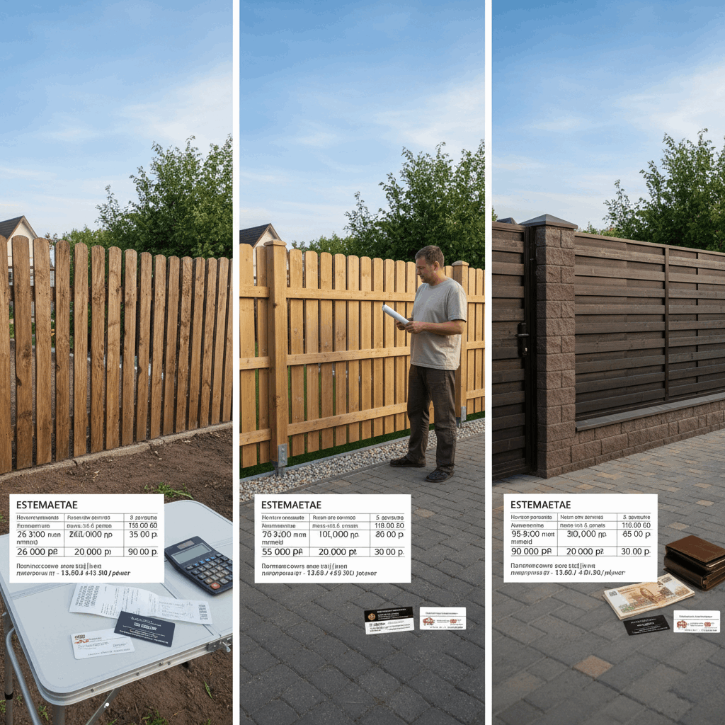 Сколько стоит деревянный забор: смета