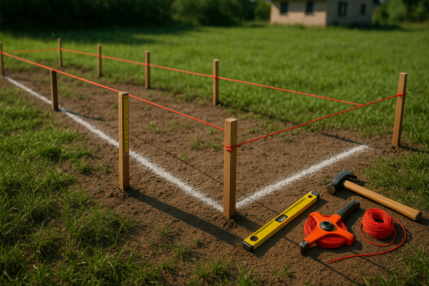  Шаг 1. Разметка территории