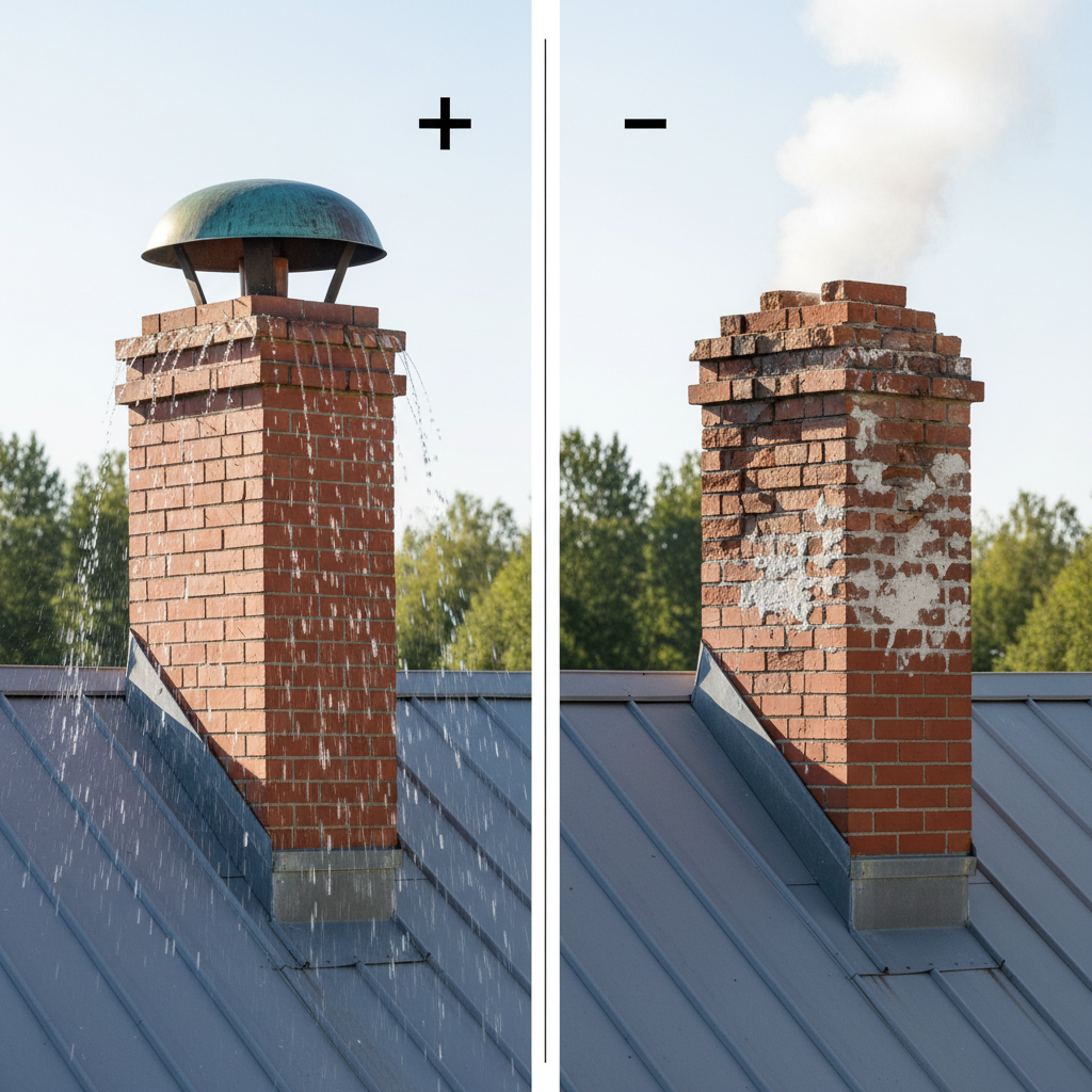 Нужен ли грибок на трубу: аргументы за и против