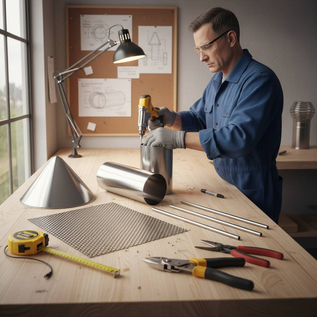 Искрогаситель на дымоход для бани своими руками: пошаговая инструкция