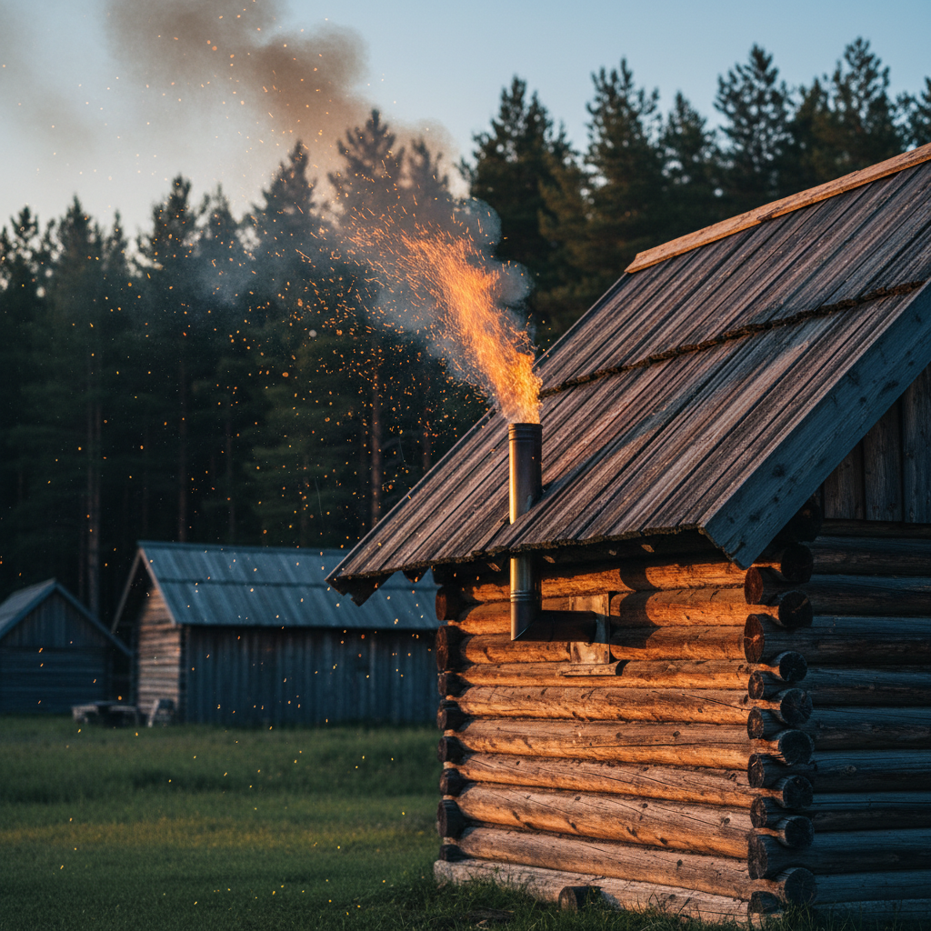 Когда искрогаситель на дымоход обязателен