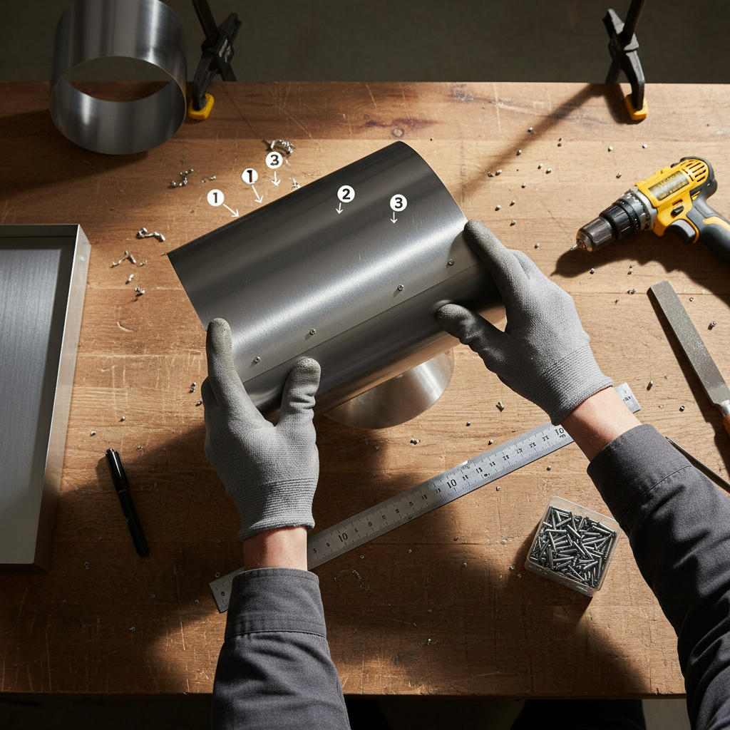  Шаг 1: Изготовление цилиндрического кожуха